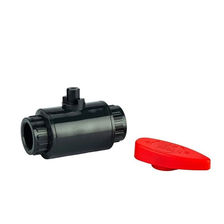 PVC compact ball valve replacable handle(001)