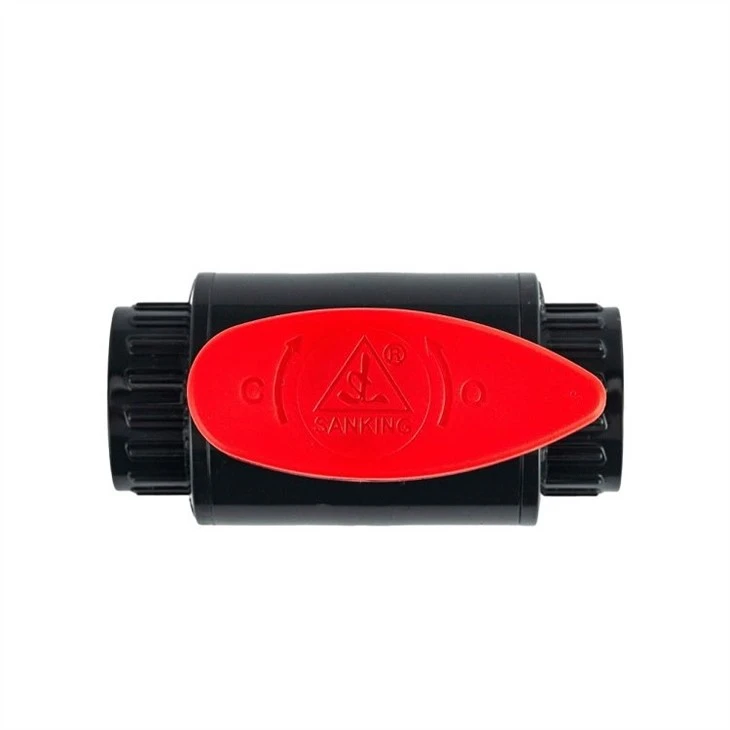PVC Compact ball valve top view(001)